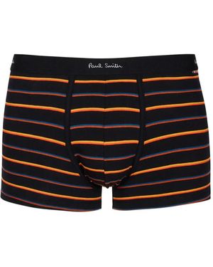 Paul Smith Striped Logo-Detail Boxer - Black