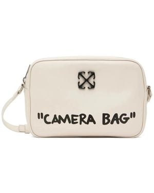 Off-White c/o Virgil Abloh Jitney Crossbodytas Met Logodetail - Naturel