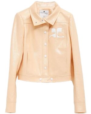 Courreges Reedition Vinyl Jacket - White