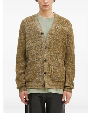 Norse Projects Cardigan Mit Aufgesetzten Taschen - Grün