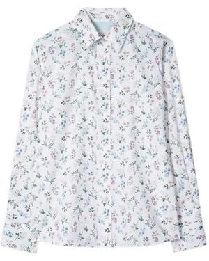 Paul Smith Liberty Floral Print Shirt - White