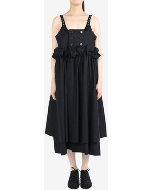 Noir Kei Ninomiya Suspender Skirt - Black