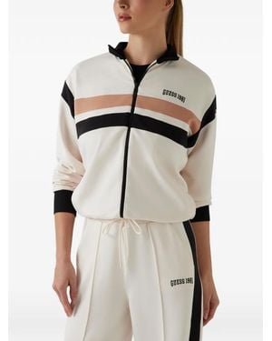 Guess Suzanne Full-Zip Sweatshirt - Natural