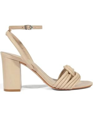 SCHUTZ SHOES Bosa Knotted Sandals - Metallic