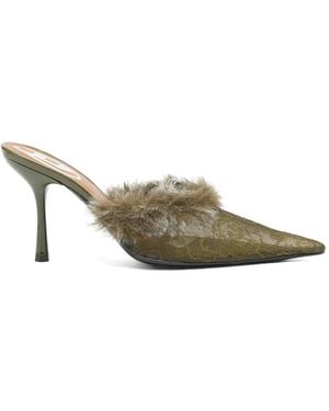 DIESEL D-Jewels Mules Mit Absatz - Mettallic