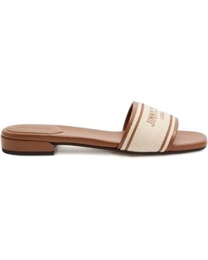 Jimmy Choo Joa Leather Sandals - Pink