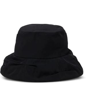 Y's Yohji Yamamoto Shimmering Memory-Fabric Bucket Hat - Black
