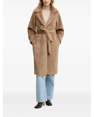 Guess Belted Coat - White