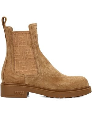 Fendi Filo Boots - Brown