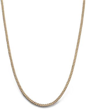 Maria Black Curb Chain Necklace - Metallic