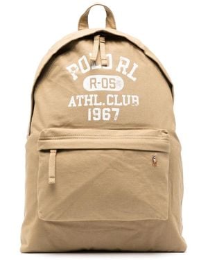 Polo Ralph Lauren ロゴ バックパック - ナチュラル