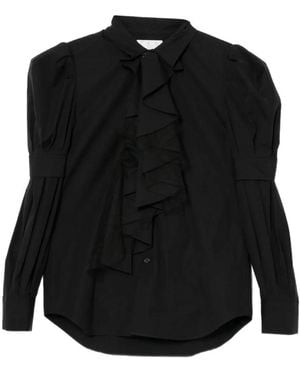 Comme des Garçons Noir Ruffled Shirt - Black