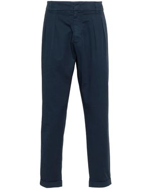 Dondup Chino Affusolati Con Applicazione - Blu