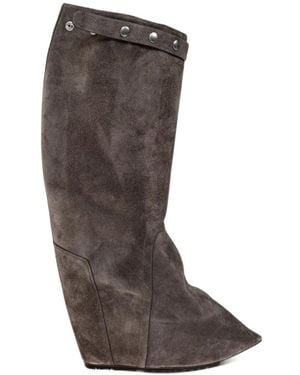 Rick Owens Bottines Taconaska - Brown