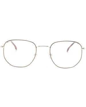 Carrera Brille Mit Geometrischem Gestell - Weiß