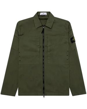 Stone Island ジップアップ ジャケット - グリーン