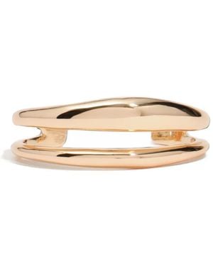 Bimba Y Lola Goldfarbenes Armband Mit Unregelmäßigen Bändern - Natur