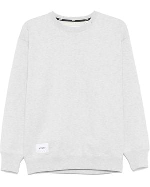 WTAPS Sign Logo Sweatshirt - White