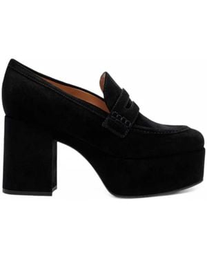 Gianvito Rossi Jenna Suede Pumps - Black