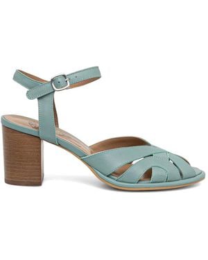 Fly London Buckle-Fastening Caged Pumps - Green