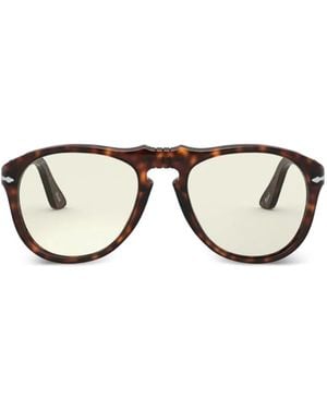 Persol Photochromic Pilot-Frame Sunglasses - Black