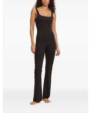 AMADAWEAR Anastasia Flare-Leg Jumpsuit - Black