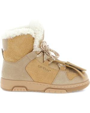 Off-White c/o Virgil Abloh Winter Ankle Boots - Natural