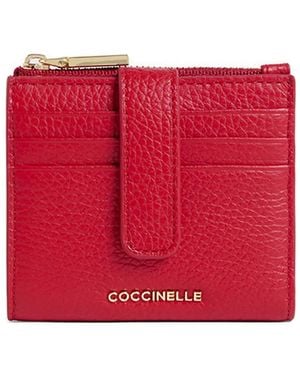 Coccinelle Zip-Up Wallet - Red