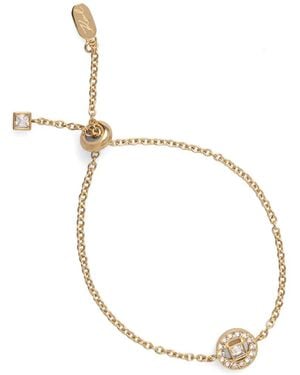 KARL LAGERFELD Crystal-Embellished Bracelet - Metallic