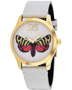 Gucci Reloj G-Timeless Bee De Mm - Gris