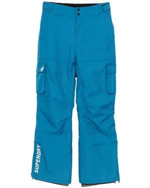 Superdry Panelled Cargo Trousers - Blue