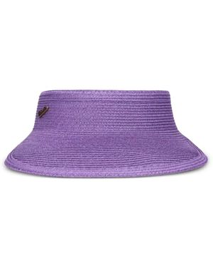 Borsalino Visiera A Tesa Larga - Viola