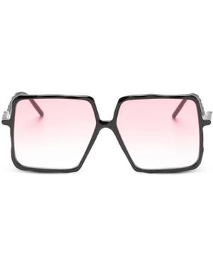 Kuboraum L12 Square-Frame Sunglasses - Pink