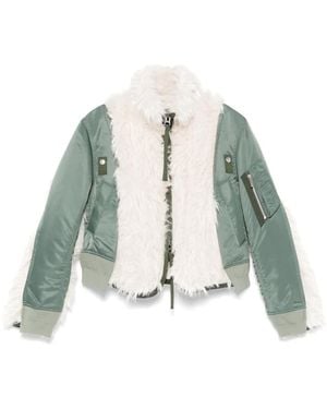Sacai Panelled Jacket - Blue