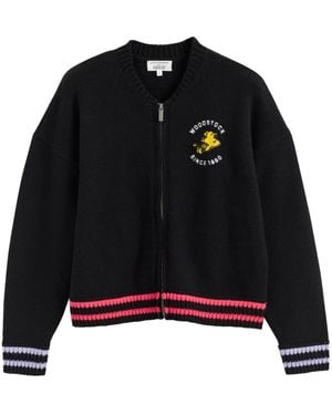 Chinti & Parker Snoopy Bomber Jacket - Black