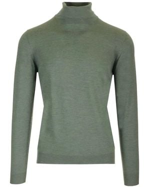 Mauro Ottaviani Ribbed-Trim Sweater - Green