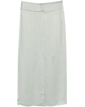 Forte Forte Straight Midi Skirt - Grey