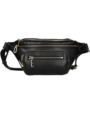Love Moschino Zip-Charm Belt Bag - Black