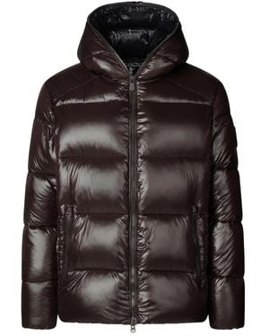 Save The Duck Hooded Quilted Jacket - Black