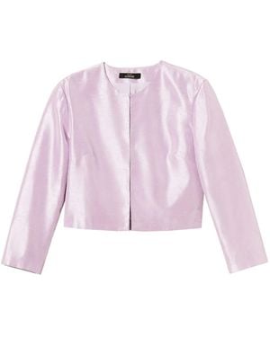 Twinset Shantung Cropped Jacket - Pink