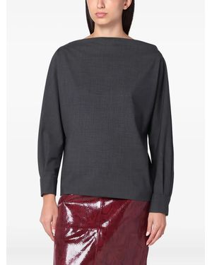 P.A.R.O.S.H. ロングスリーブ ブラウス - グレー