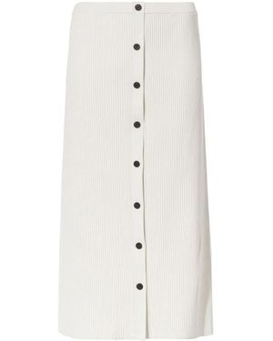 Proenza Schouler リブニット スカート - ホワイト