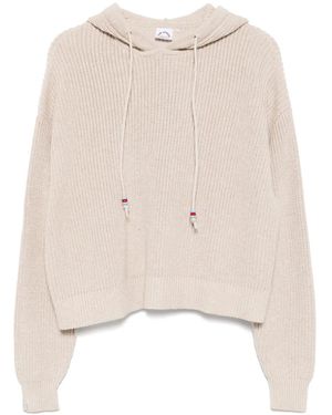The Upside Dune Knitted Hoodie - Natural