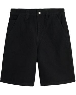 Stussy Canvas Work Shorts - Black