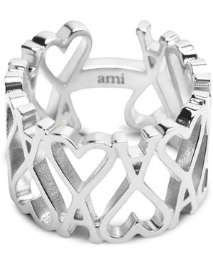 Ami Paris Adc Ring - Weiß
