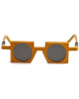 VAVA Eyewear Gafas De Sol Con Montura Geométrica - Naranja