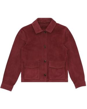 Fortela Button-Down Donsjack - Rood