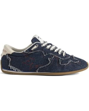 Zadig & Voltaire Ausgefranste Dance Sneakers - Blau