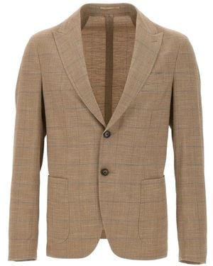Pal Zileri Single-Breasted Blazer - Natural