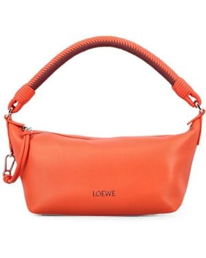 Loewe Borsa Tote Cala Mini Con Manico Intrecciato - Rosso